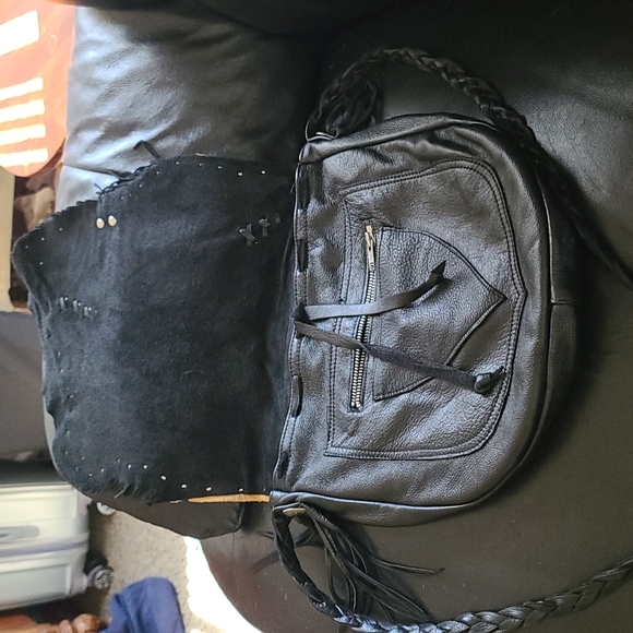 Stunning leather handmade fringe handbag 😍 - Picture 4 of 8